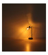 Jack Desk Task Lamp Matt Black Smoke Glass Shade 1x E14-5