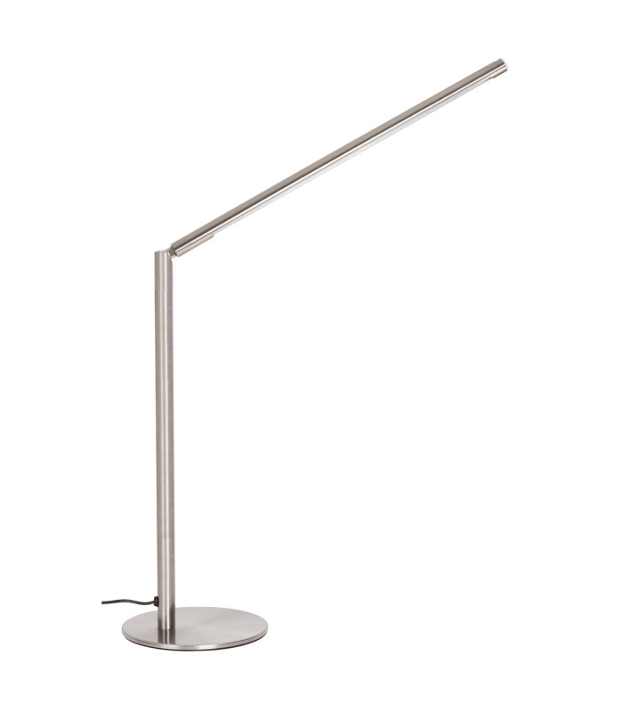 Carlo Integrated LED Table Lamp Nickel Matt LED Dimmable 3000K-1