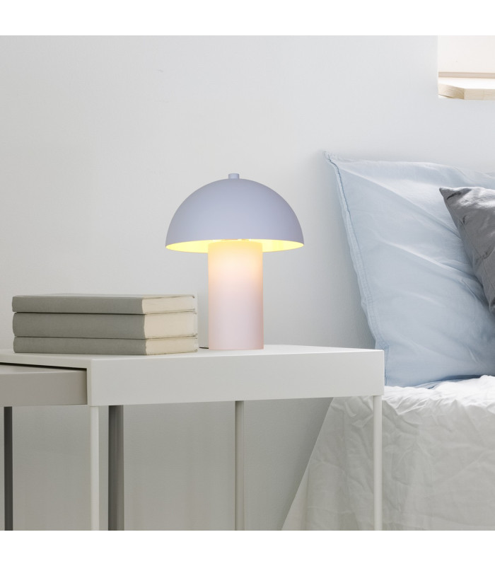 Bert Bedside Table Lamp White Matt 1x E14-3