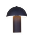 Bert Bedside Table Lamp Matt Black 1x E14-1