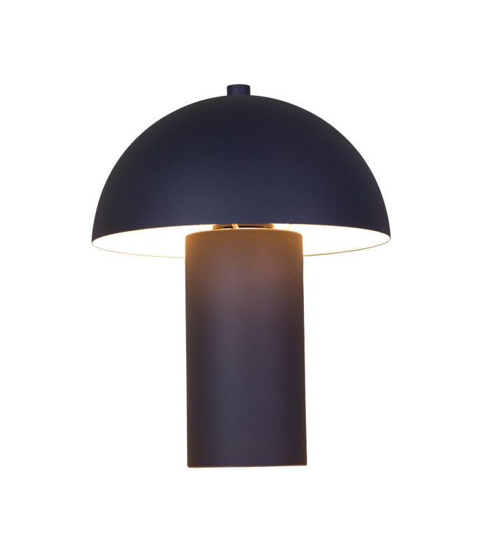 Bert Bedside Table Lamp Matt Black 1x E14-1