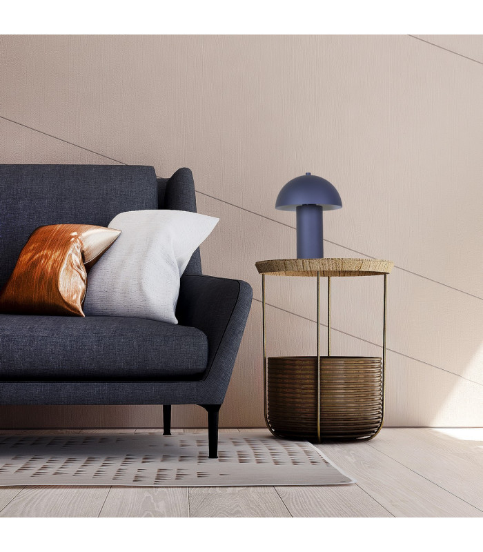Bert Bedside Table Lamp Matt Black 1x E14-4