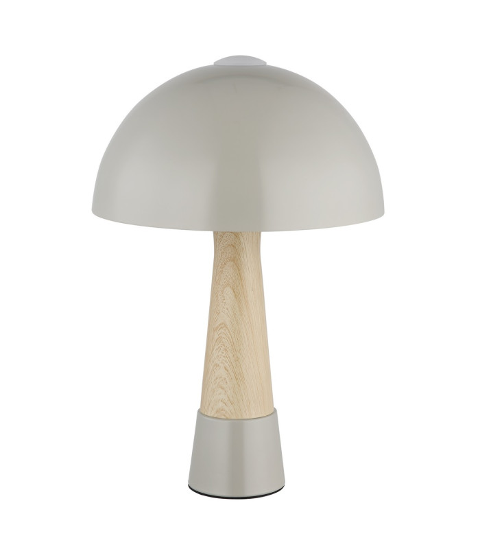 Paulin Bedside Table Lamp Grey Matt 1x E27-2