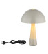 Paulin Bedside Table Lamp Grey Matt 1x E27-4