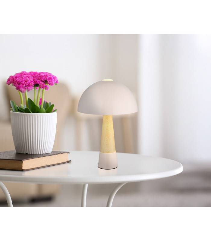 Paulin Bedside Table Lamp Champagne Colored Matt 1x E27-8