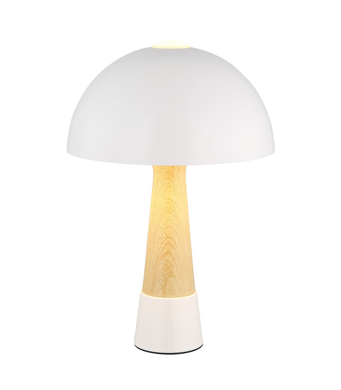 Paulin Bedside Table Lamp Sand Colored Matt 1x E27-1