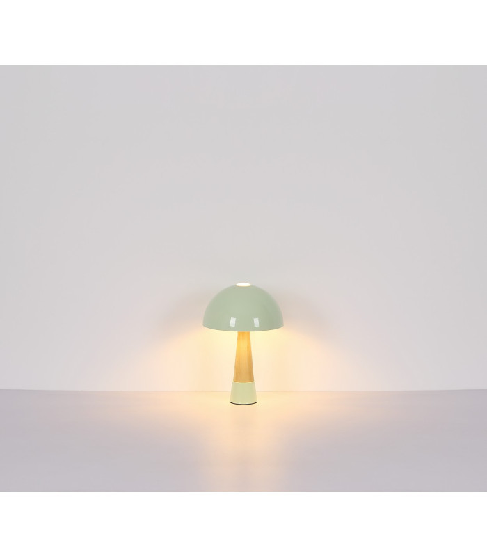 Paulin Bedside Table Lamp Sand Colored Matt 1x E27-7