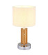 Taugus Table Lamp with Round Shade Brown 1x E27-1