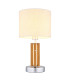 Taugus Table Lamp with Round Shade Brown 1x E27-3