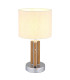 Taugus Table Lamp with Round Shade Brown 1x E27-4