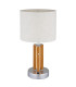 Taugus Table Lamp with Round Shade Brown 1x E27-12