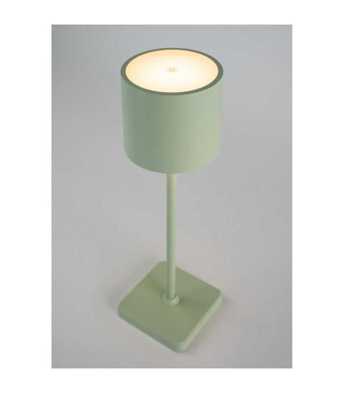 Lennart Integrated LED Table Lamp Green Matt IP54 LED 2200K-4
