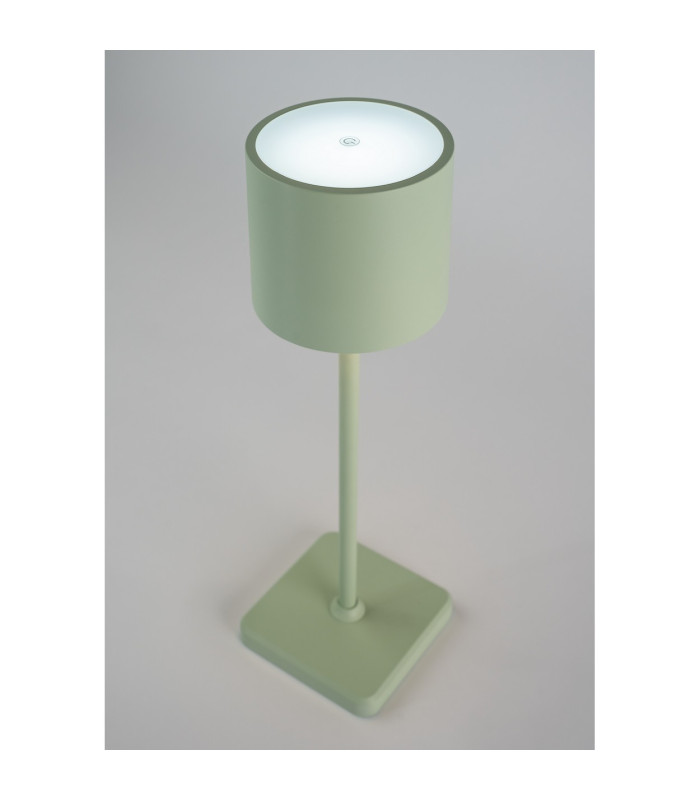 Lennart Integrated LED Table Lamp Green Matt IP54 LED 2200K-5