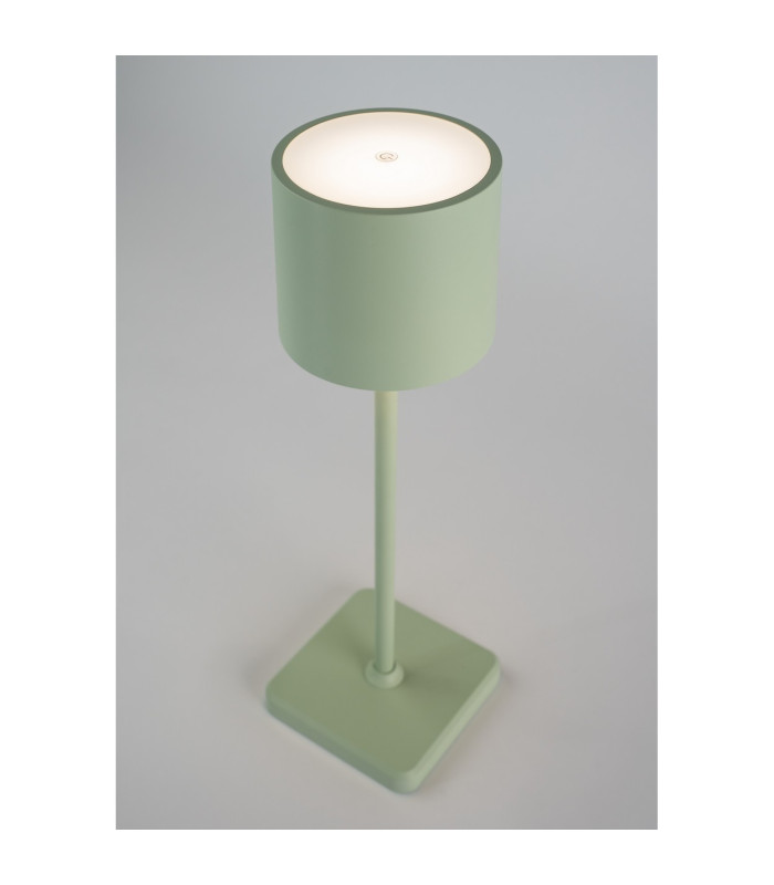 Lennart Integrated LED Table Lamp Green Matt IP54 LED 2200K-6