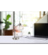 Daytona Desk Task Lamp Nickel Matt Alabaster Optic Glass Shade 1x E14 3000K-2