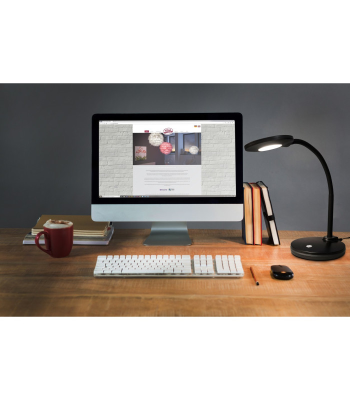 Carmen Desk Task Lamp Black LED Dimmable 3000K-4