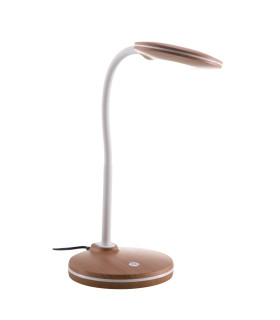 Carmen Desk Task Lamp Wood Look LED 3000K-1