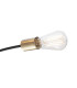 Sarini 70cm Multi Arm Semi Flush Ceiling Lamp Black 6x E27-5