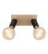 Martha Twin Ceiling Spotlight Black 2x E27-4