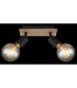 Martha Twin Ceiling Spotlight Black 2x E27-7