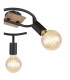 Martha Ceiling Spotlight Clusters Black 3x E27-4