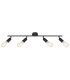 Martha 80cm Ceiling Spotlight Bar Black 4x E27-3