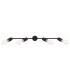 Martha 80cm Ceiling Spotlight Bar Black 4x E27-4