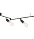 Martha 180cm Ceiling Spotlight Bar Black 6x E27-3