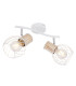 Luise Twin Ceiling Spotlight White 2x E27-1