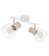 Luise Twin Ceiling Spotlight White 2x E27-2