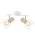 Luise Twin Ceiling Spotlight White 2x E27-3
