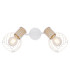 Luise Twin Ceiling Spotlight White 2x E27-4