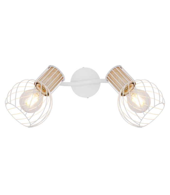 Luise Twin Ceiling Spotlight White 2x E27-4