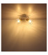 Luise Twin Ceiling Spotlight White 2x E27-8