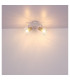 Luise Twin Ceiling Spotlight White 2x E27-9