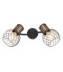 Argusto Twin Ceiling Spotlight Matt Black 2x E27-4