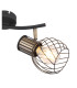 Argusto Twin Ceiling Spotlight Matt Black 2x E27-5