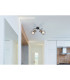 Argusto Twin Ceiling Spotlight Matt Black 2x E27-8