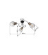 Argusto Multi Arm Semi Flush Ceiling Lamp Matt Black 3x E27-7