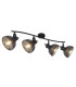 Pantalla Ceiling Spotlight Bar Matt Black 4x E27-1