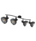 Pantalla Ceiling Spotlight Bar Matt Black 4x E27-2