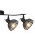 Pantalla Ceiling Spotlight Bar Matt Black 4x E27-5
