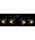 Pantalla Ceiling Spotlight Bar Matt Black 4x E27-7