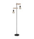 Priska Multi Arm Floor Lamp Matt Black 2x E27-3