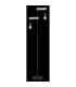 Priska Multi Arm Floor Lamp Matt Black 2x E27-6