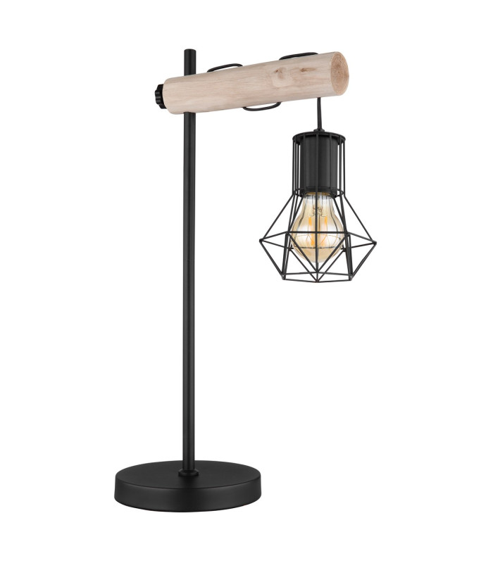Priska Table Lamp Matt Black 1x E27-2