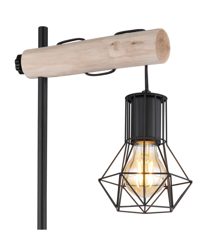 Priska Table Lamp Matt Black 1x E27-3