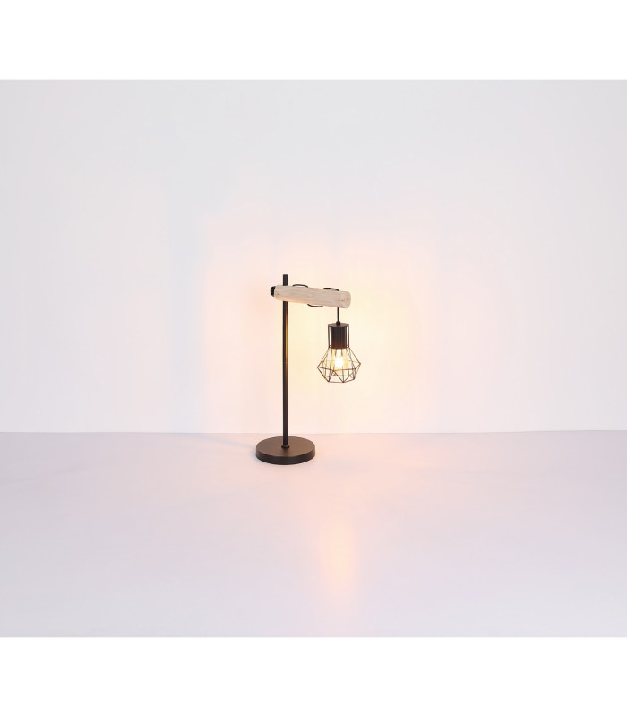 Priska Table Lamp Matt Black 1x E27-7