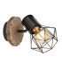 Priska Single Spotlight Black 1x E27-1