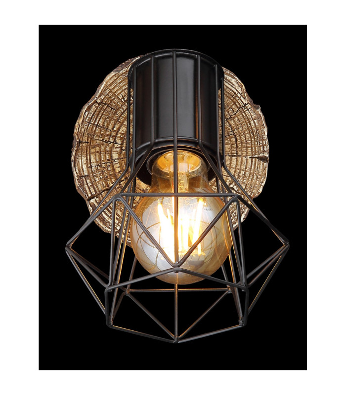 Priska Single Spotlight Black 1x E27-5